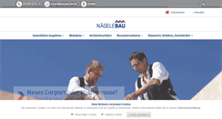 Desktop Screenshot of naegele-bau.de