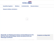 Tablet Screenshot of naegele-bau.de